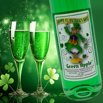 St. Patrick's Day Green Apple