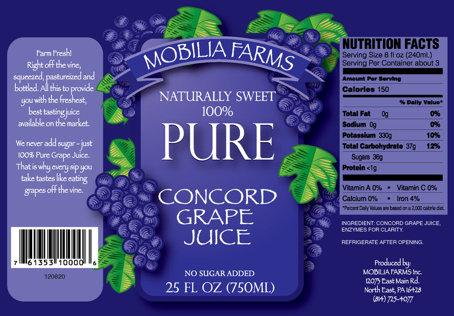 Concord Grape Juice – Arrowhead Wine Cellars